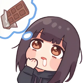 😋 emoji 七濑胡桃 @karako_c Telegram sticker 5 of 15