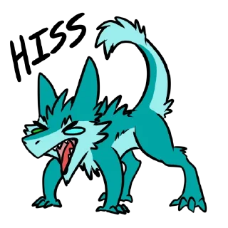 ⚠️ emoji Lappie's sergal Telegram sticker 19 of 20