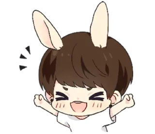 🤖 emoji tinybun boy with @sugarcunt Telegram sticker 14 of 40