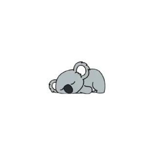 🐨 emoji ヾ(-_- )ゞ @weimrdloml Telegram sticker 15 of 47