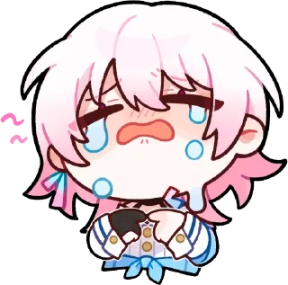 😭 emoji Март 7 | @honkaistarrailofficial Telegram sticker 6 of 16