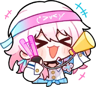 🥳 emoji Март 7 | @honkaistarrailofficial Telegram sticker 9 of 16