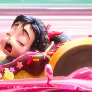 🥱 emoji @cutedona 🍭vanellope🍭 Telegram sticker 5 of 45