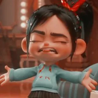 Sticker from vanellope @hctecards