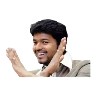 ✋ emoji Thalapathy 💛💛💛 Telegram sticker 15 of 120