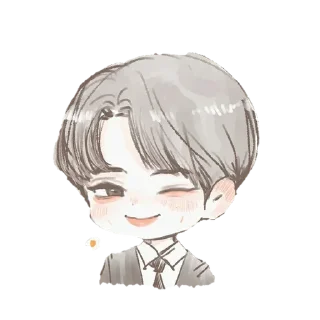 🗿 emoji jjh fanart by @stikerfanart Telegram sticker 13 of 31