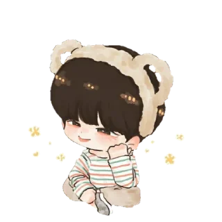 🗿 emoji jjh fanart by @stikerfanart Telegram sticker 6 of 31