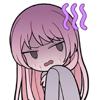 🚫 emoji 粉毛阿农1 @zhaxia_cn Telegram sticker 23 of 32