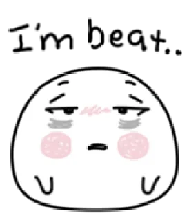 😑 emoji Milkball | @cutestickers4you Telegram sticker 16 of 32