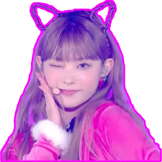 😉 emoji Haerin❤️ @NJZSTICKER Telegram sticker 7 of 47