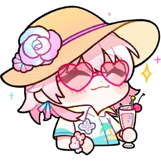 🍹 emoji 星穹鐵道·三月七 @pokenlee666 Telegram sticker 7 of 16
