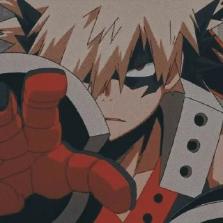 👍 emoji Bakugou Katsuki / @anime_sticker_pack Telegram sticker 19 of 40