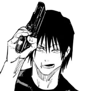 🖕 emoji Fushiguro Toji Telegram sticker 9 of 16