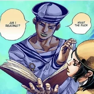 😟 emoji Jjba vol.1 @AnimeOcean_GiFs Telegram sticker 19 of 44