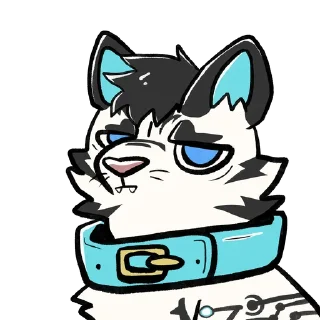 😒 emoji 白虎 WhiteTiger Telegram sticker 24 of 120