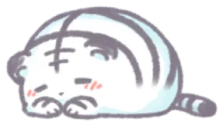 🐯 emoji 白虎球 1 Telegram sticker 2 of 32