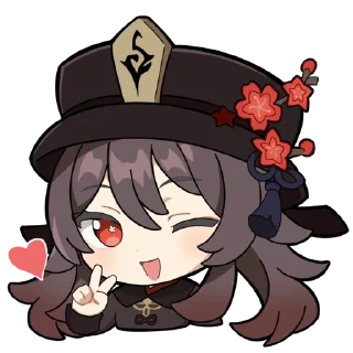 😘 emoji 胡桃 via しらす (PID: 85701) Telegram sticker 19 of 43