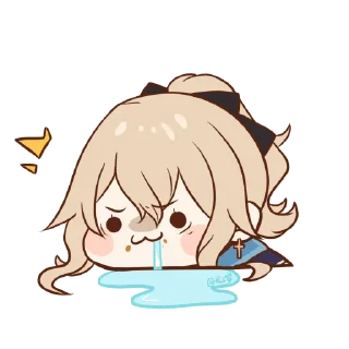 Sticker from Genshin Impact Drool
