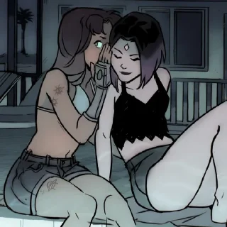 🎡 emoji Teen Titans comic @Hanim1O Telegram sticker 20 of 120