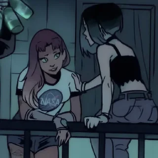 🎡 emoji Teen Titans comic @Hanim1O Telegram sticker 19 of 120