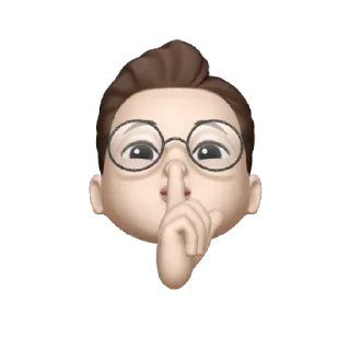 🦊 emoji apple memoji by : @wichies on telegram Telegram sticker 20 of 36