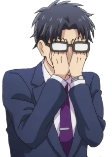 😶 emoji Wotakoi - @AnimeLibrary_Stickers Telegram sticker 21 of 32
