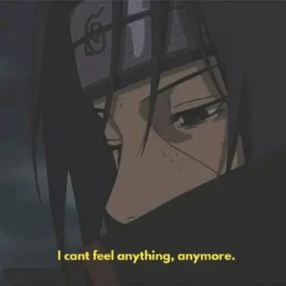 😔 emoji Itachi Telegram sticker 22 of 38