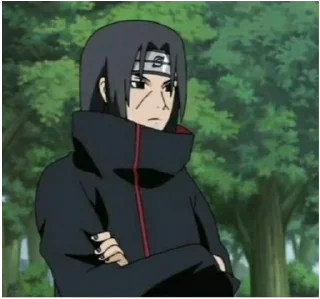 😕 emoji Itachi Telegram sticker 8 of 38