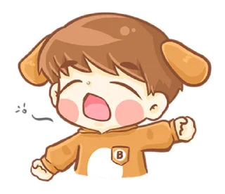 😫 emoji Baby 'B' @bistic Telegram sticker 14 of 40