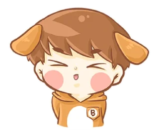 😚 emoji Baby 'B' @bistic Telegram sticker 5 of 40