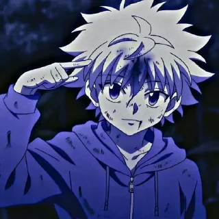 😁 emoji Killua - ( @kizuki_official_network ) Telegram sticker 23 of 26