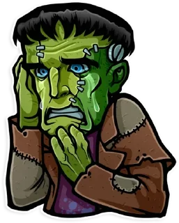 😭 emoji Myths & Horror Telegram sticker 4 of 38
