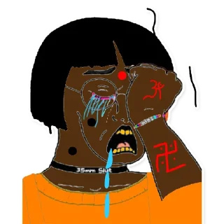 😰 emoji Pajeet Gulag Telegram sticker 10 of 17