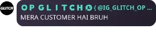 Sticker from GLITCH