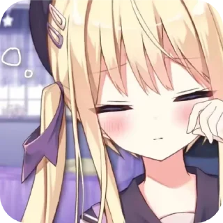 💇 emoji 月紫Aria@DaraNekoStickers Telegram sticker 22 of 46