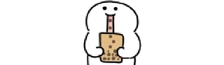 🧋 emoji Tiny @trystickers Telegram sticker 7 of 30
