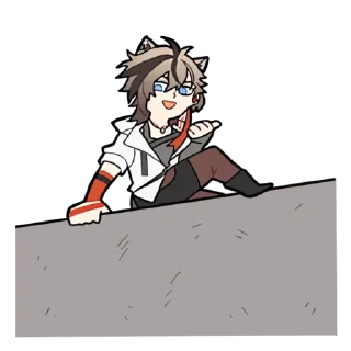 😎 emoji 明日方舟 / Arknights 10 Telegram sticker 7 of 108