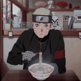 🍱 emoji Narotu Uzumaki @sticker_anime_boy Telegram sticker 18 of 22