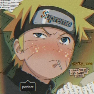 🍥 emoji Narotu Uzumaki @sticker_anime_boy Telegram sticker 13 of 22