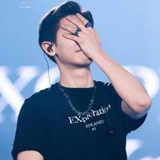🔗 emoji ✶Chanyeol✶ @Stikerrpackrp @yeolpcy Telegram sticker 2 of 20