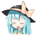 😨 emoji Komeiji Koishi Telegram sticker 12 of 21