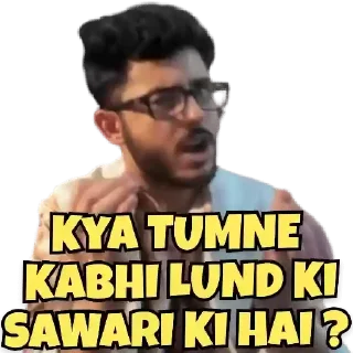 😃 emoji Carryminati Sticker 3 Telegram sticker 8 of 30