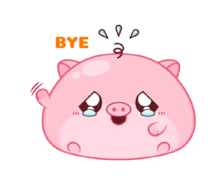 🥺 emoji Chubby Mochi Pig @bistic Telegram sticker 10 of 16