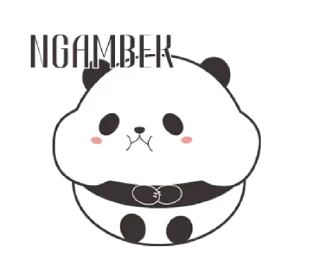 Sticker from Cute Chubby Panda @bistic