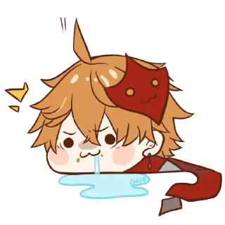 🤤 emoji Genshin Impact Drool Telegram sticker 16 of 31