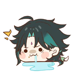 🤤 emoji Genshin Impact Drool Telegram sticker 10 of 31