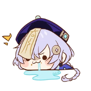 🤤 emoji Genshin Impact Drool Telegram sticker 13 of 31