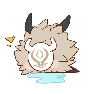 🤤 emoji Genshin Impact Drool Telegram sticker 1 of 31