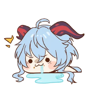 🤤 emoji Genshin Impact Drool Telegram sticker 20 of 31