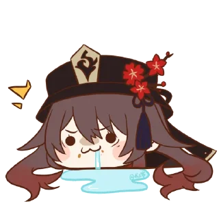 🤤 emoji Genshin Impact Drool Telegram sticker 22 of 31